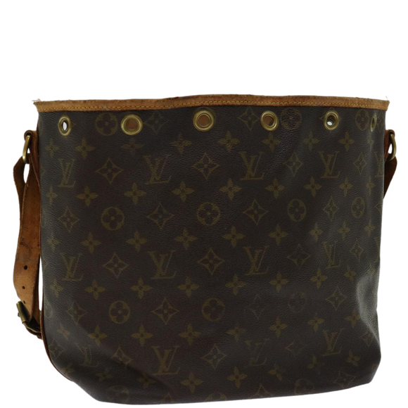 LOUIS VUITTON Monogram Petit Noe Shoulder Bag M42226 LV Auth ki4070 - Picture 1 of 16